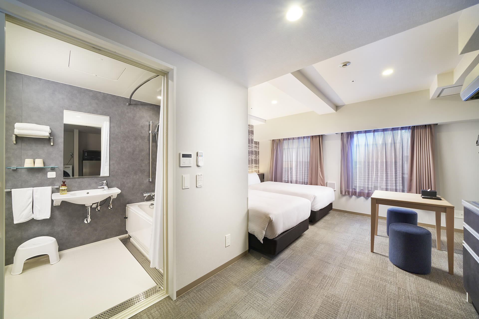 レジデンスツイン ユニバーサルデザイン｜CHINESE｜KOKO HOTEL 大阪难波 千日前